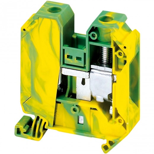 NSYTRV352PE - Borne à vis - pour conducteur de protection - 2 points - 35mm² - vert/jaune