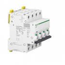 A9F75425 - Disjoncteur miniature (MCB), Acti9 iC60N, 4P, 25A, courbe D, 6000A (IEC/EN 60898-1), 10kA (IEC/EN 60947-2) - Schneider Electric - 1