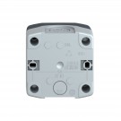 XALD01 - Boîtier vide, Harmony XALD, XALK, plastique, couvercle gris foncé, pour bouton poussoir 22mm, 1 découpe - Schneider Electric - 6