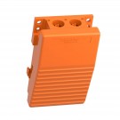 XPER211 - Harmony XPE, Interrupteur à pédale simple, métal, orange, sans capot, 2 marches, 2 contacts 1 NC+NO, IP66 - Schneider Electric - 6