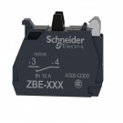 ZBE1016 - Harmony XB4, Bloc de contact simple, alliage d'argent, flashé or, borne à vis-étrier, 1 NO - Schneider Electric - 3