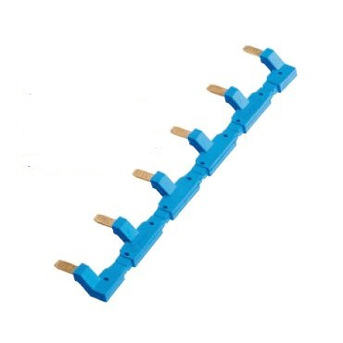9456 - Connecteur de pneu 6 pôles pour douilles 94.54 ; bleu - Finder - 0